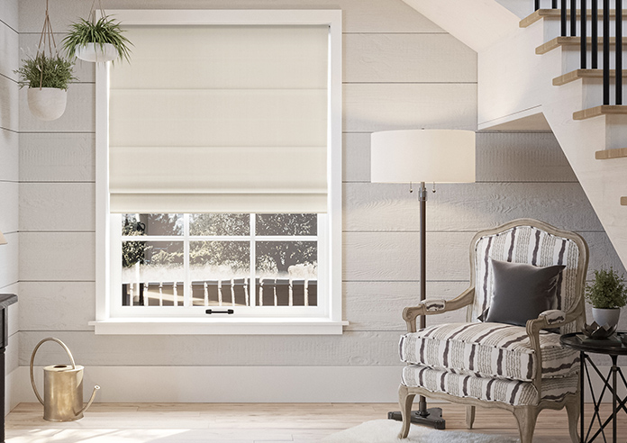 Corrugation, Pale Cream - Twist&Fit Roman Blind - Image 3